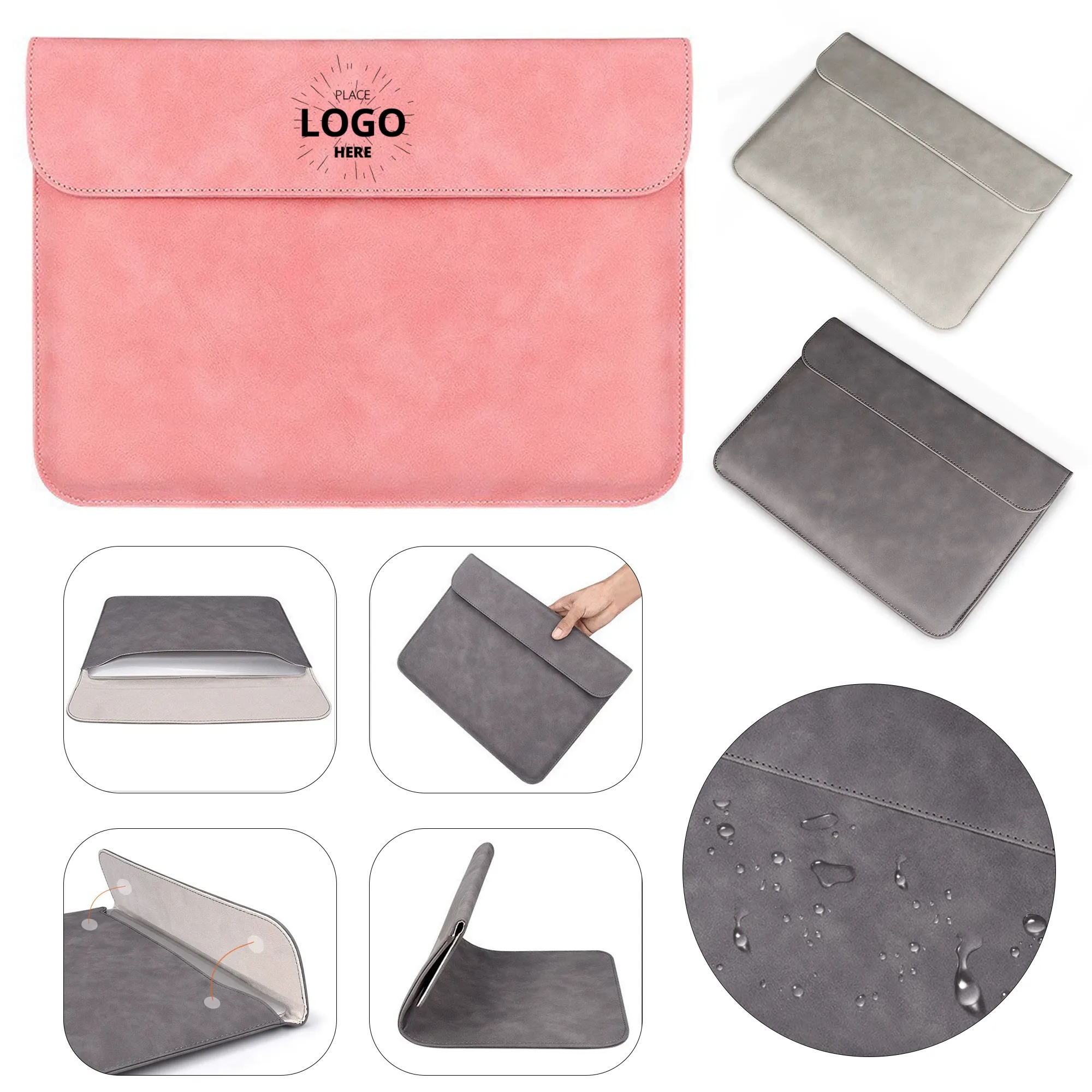 Solid Color Laptop Computer Protective Case 4