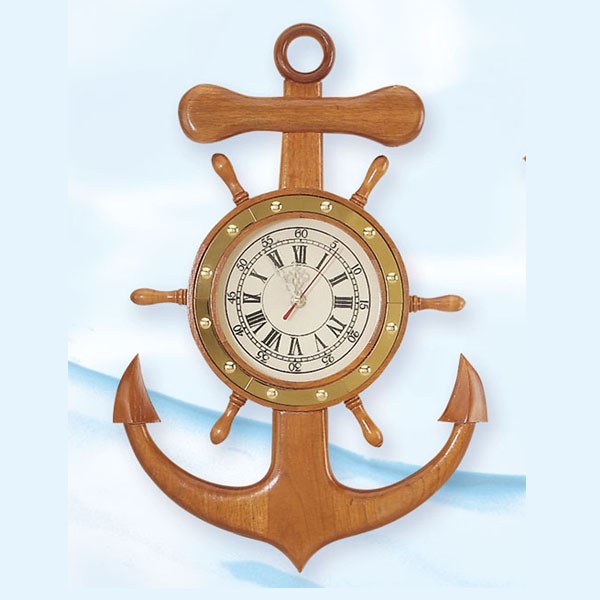 18" x 12" Anchor Clock 2
