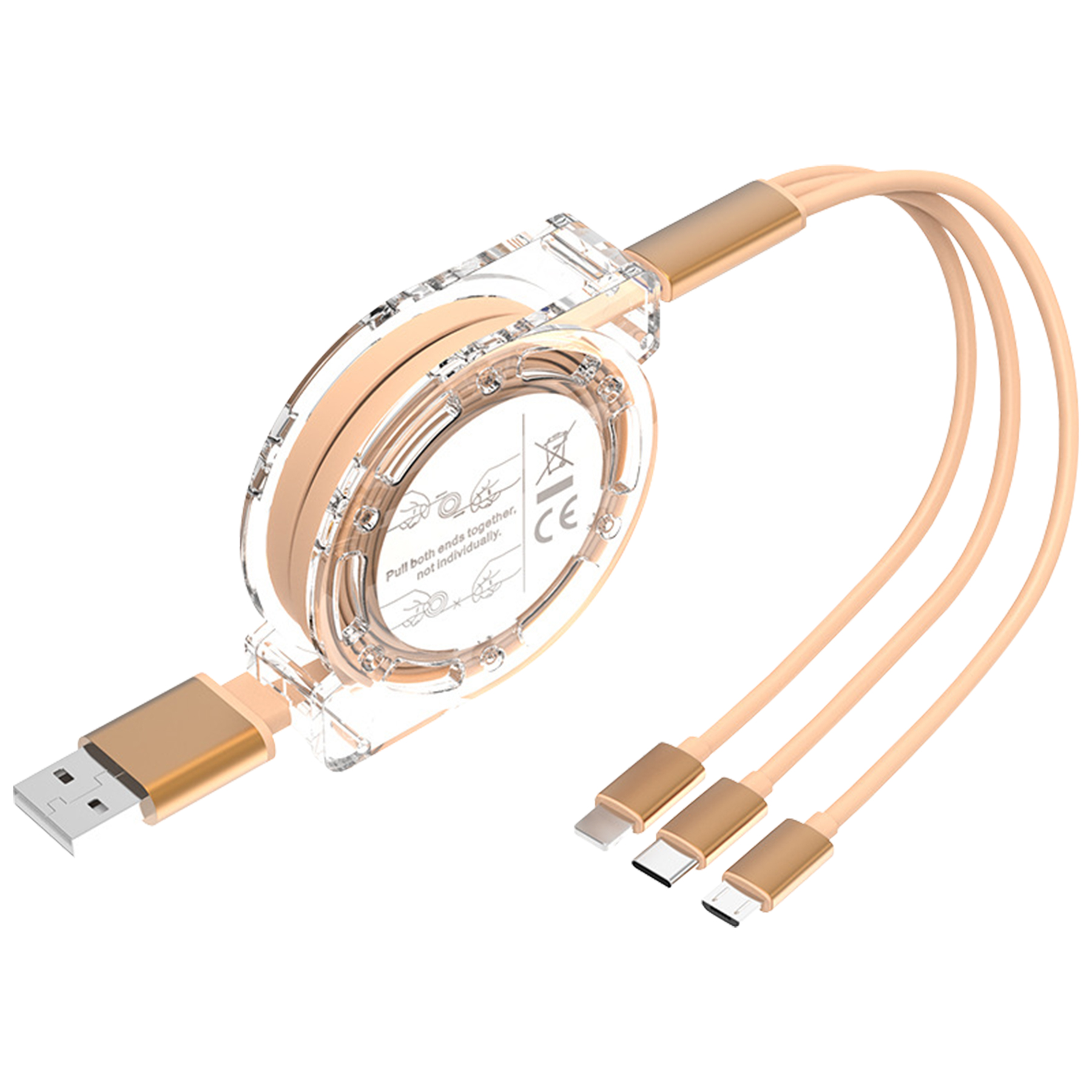 3-in-1 Multi Device Charger and USB Charging Cable 7