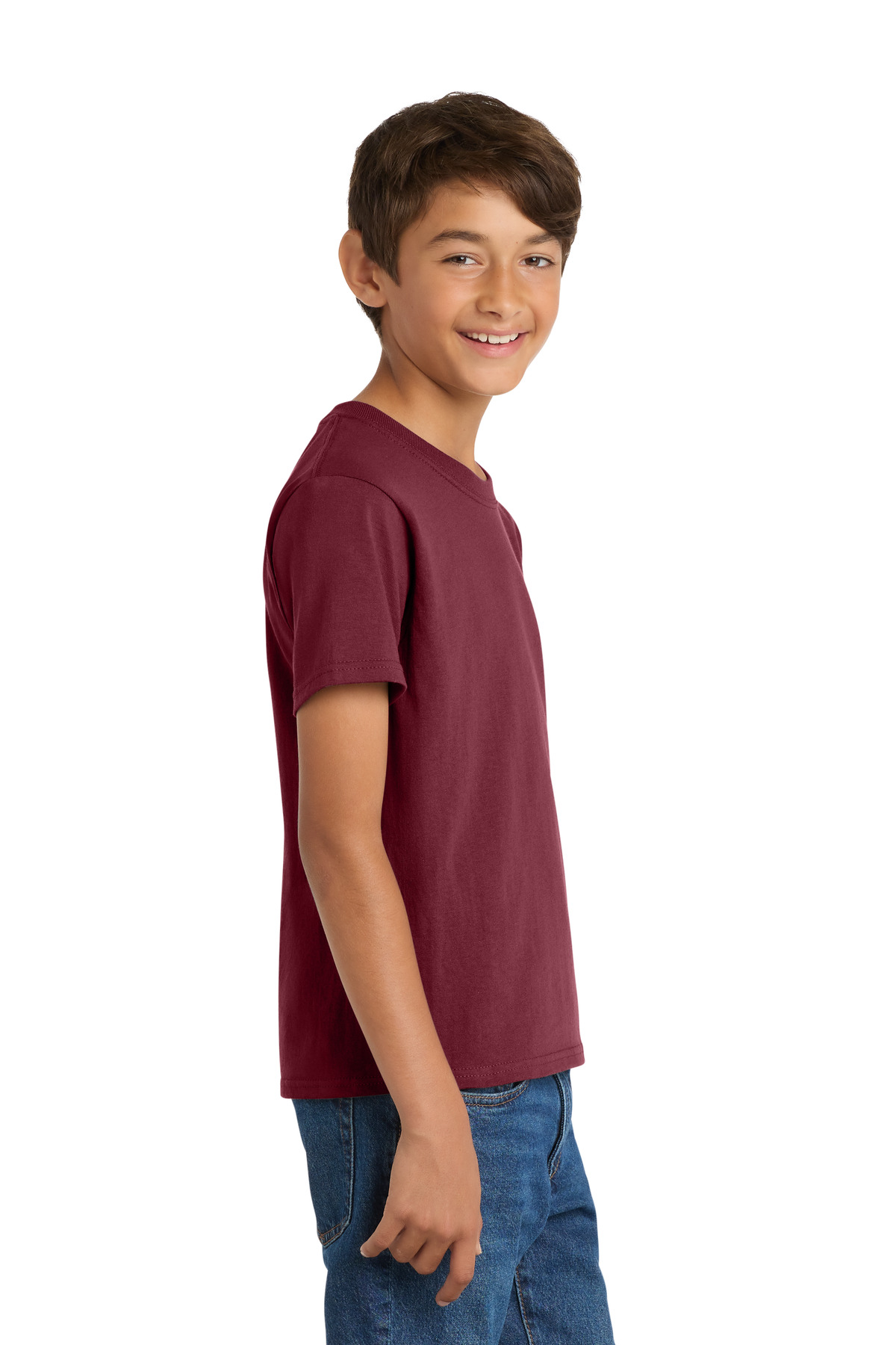 Port & Co Youth Core Cotton Tee. PC54Y 356
