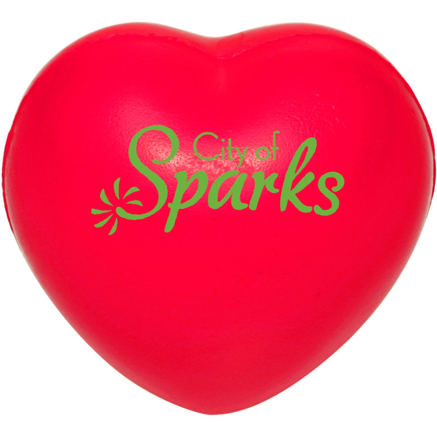 Red Heart Stress Ball w/ Custom Logo Foam Stress Reliever Balls 2
