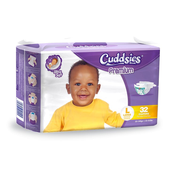 Premium Ultra Soft Diapers - Large 22-31 Lbs. 3