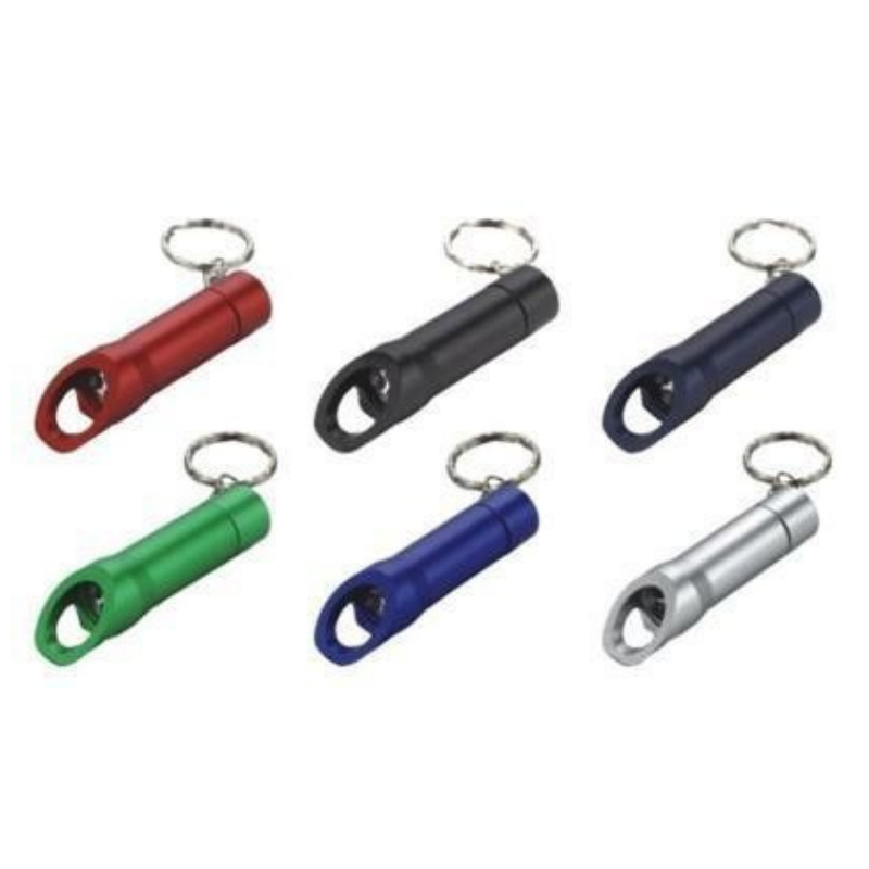 Aluminum LED Bottle Opener Keychain 4