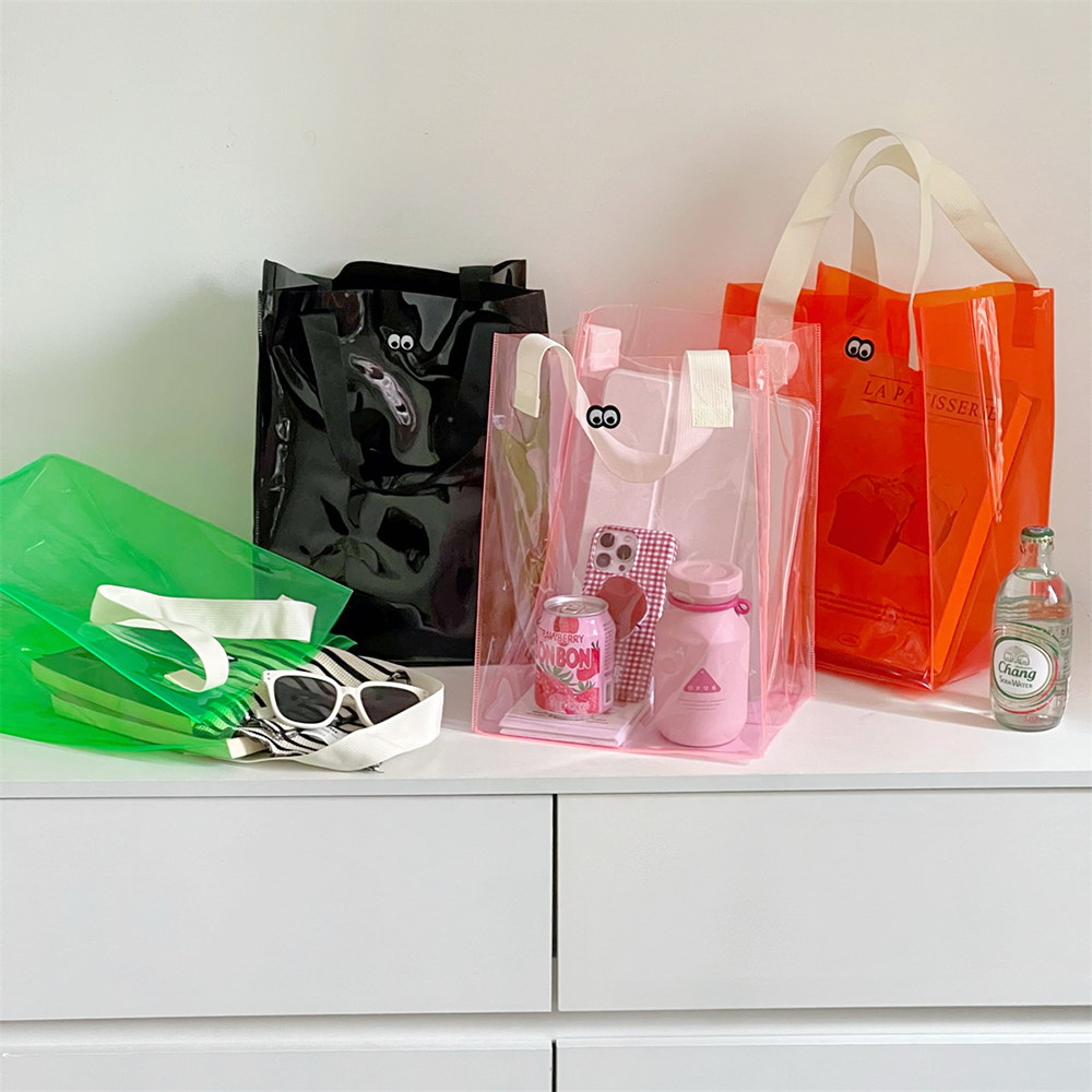 PVCbeach bag handheld transparent bag 8