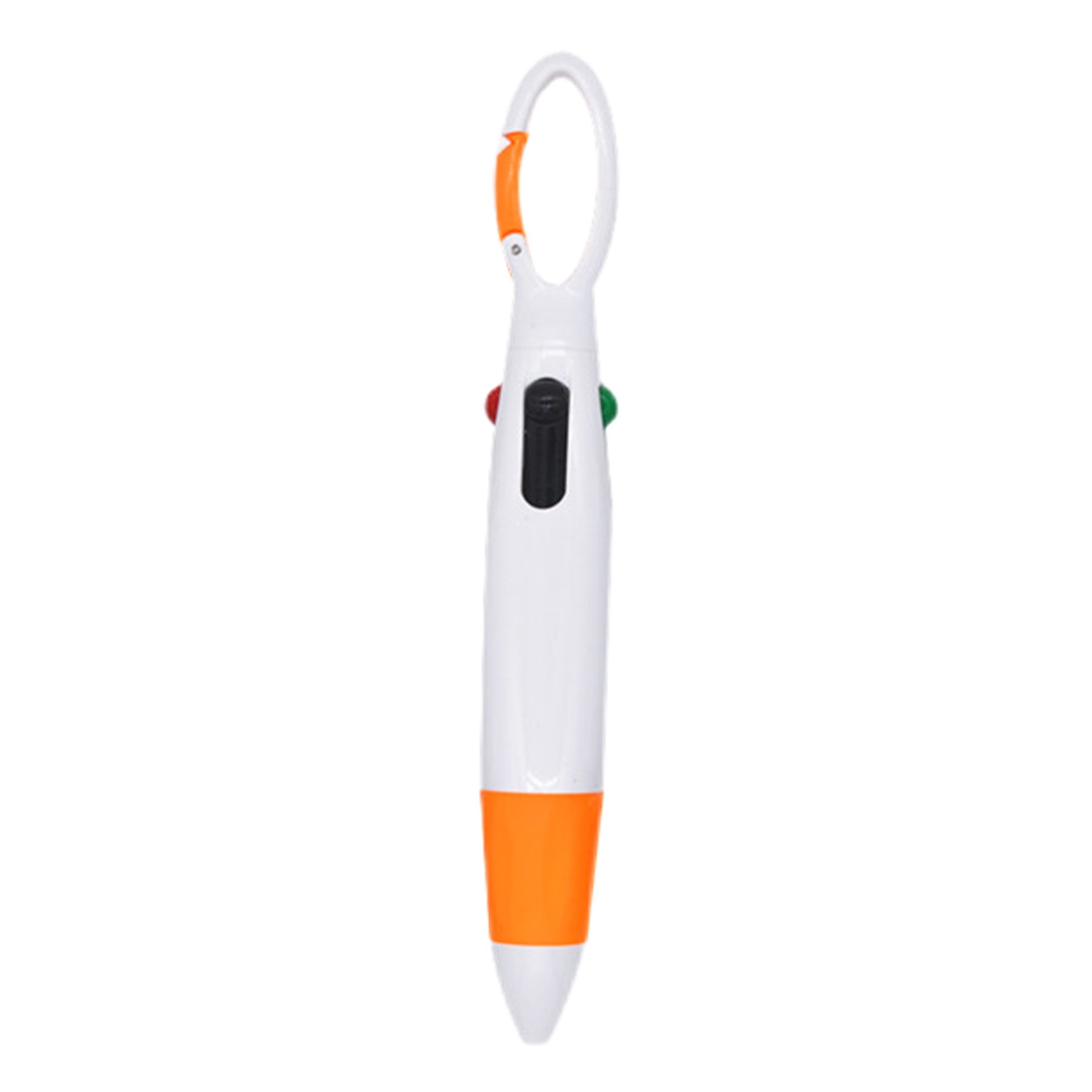4 In 1 Multi Color Plastic Ballpoint Pen W/ Hanging Buckle 5