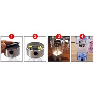 420ml Rechargeable Stainless Steel Blending Cup With Lid 14
