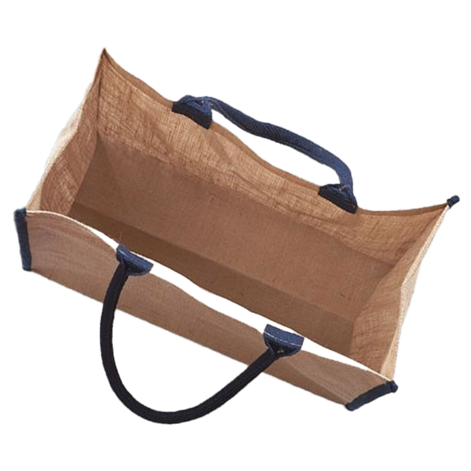 Laminated Eco Friendly Jute Bags W/ Gusset (15" x 14" x7") 2