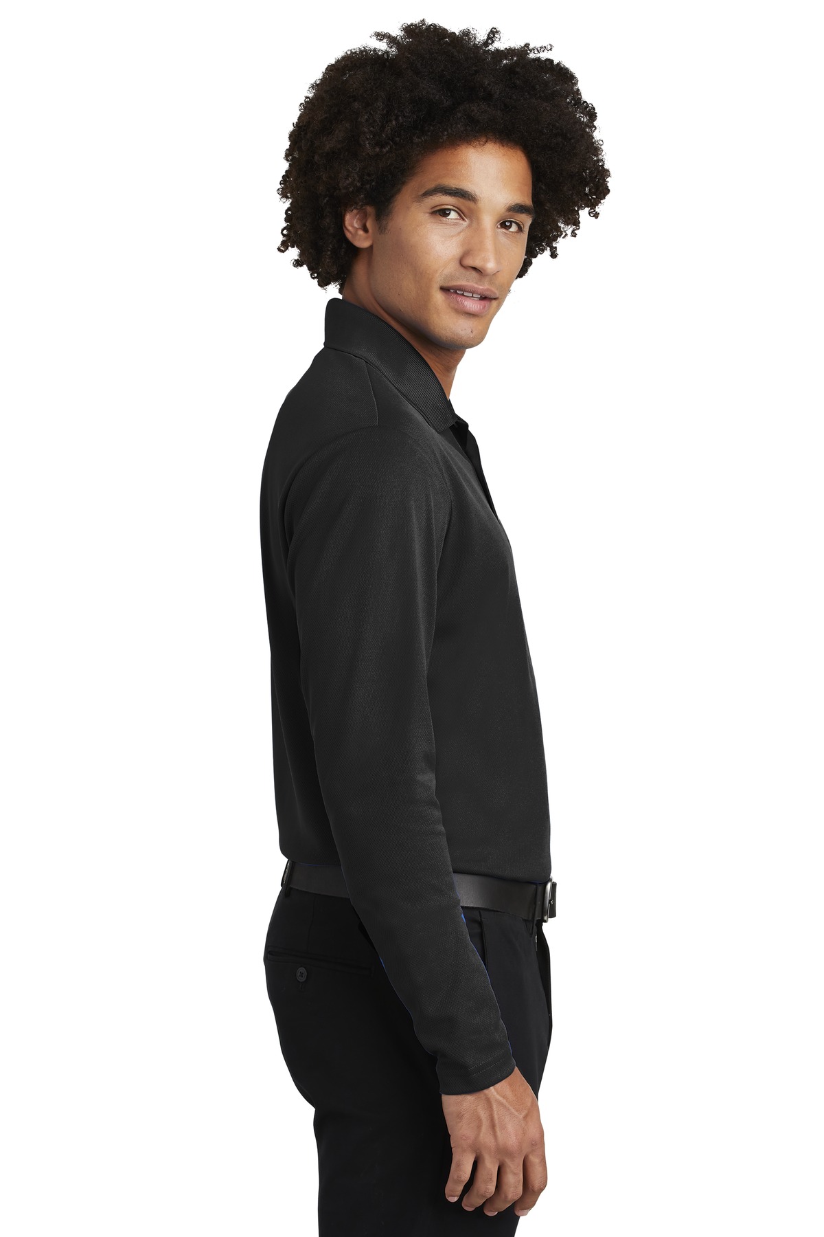 PosiCharge RacerMesh Long Sleeve Polo