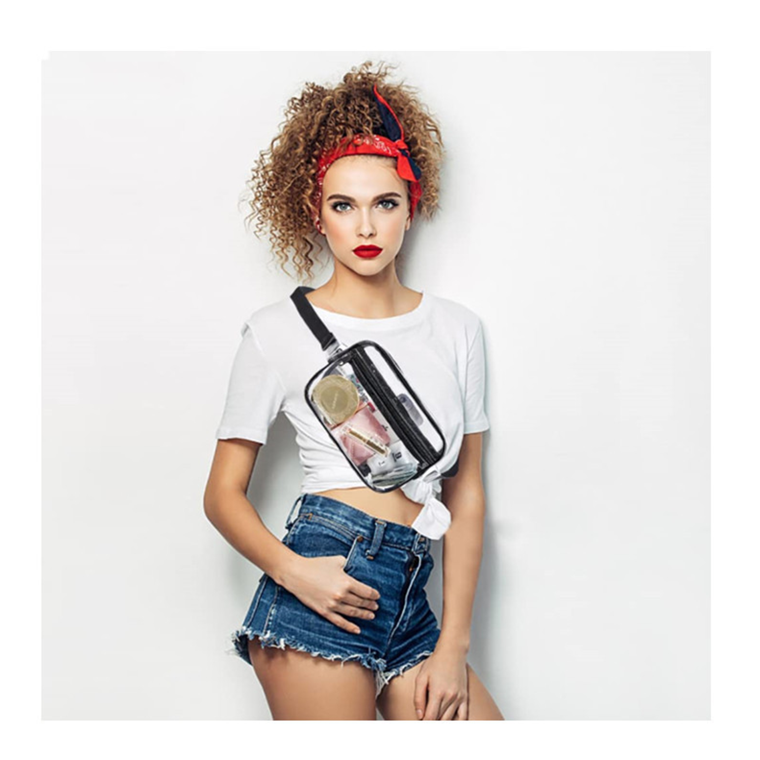 Waterproof Clear PVC Waist Bag 1