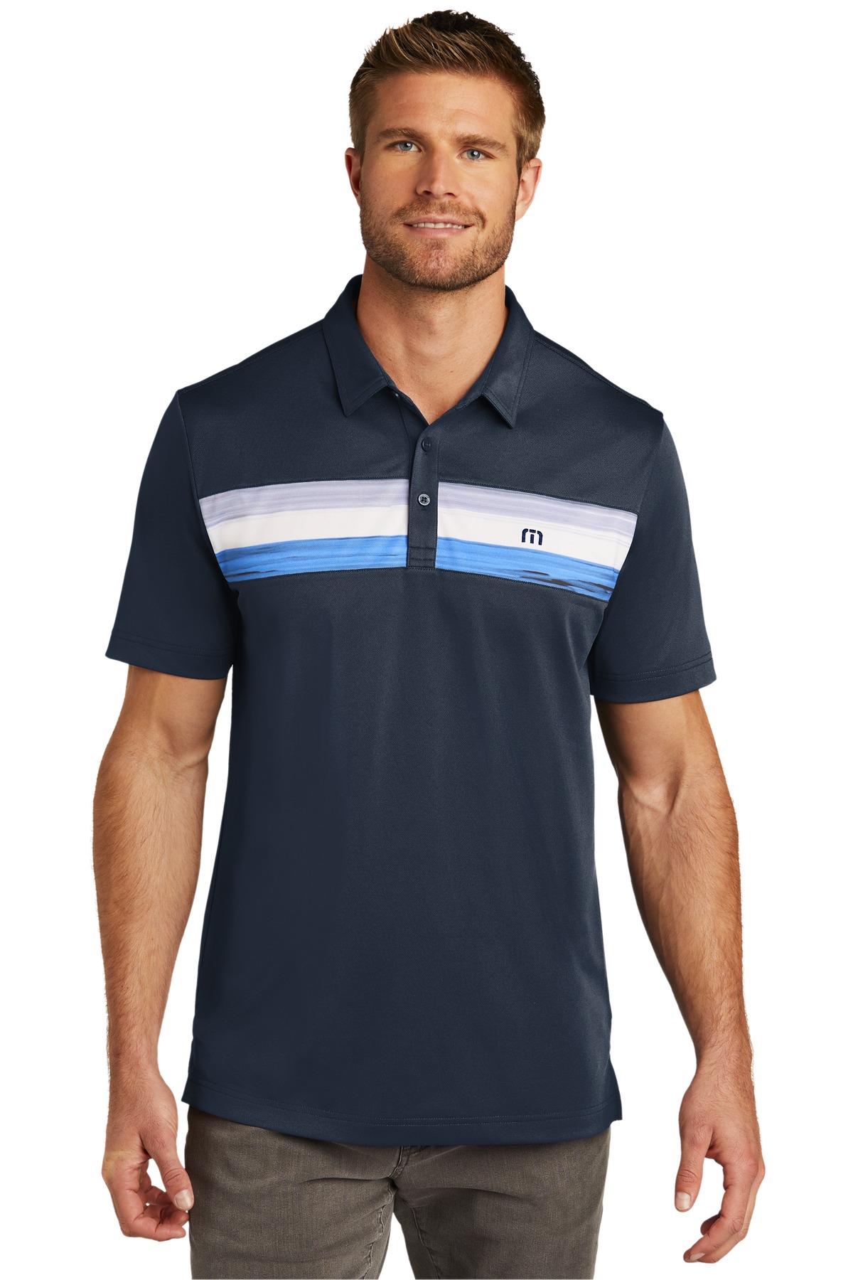TravisMathew Cabana Chest Stripe Polo. TM1MU416 6