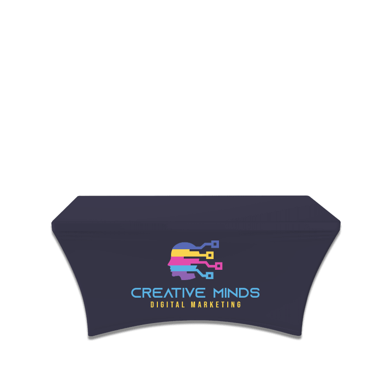 8FT Stretch Spandex Trade Show Table Cover - Full Color Imprint 6