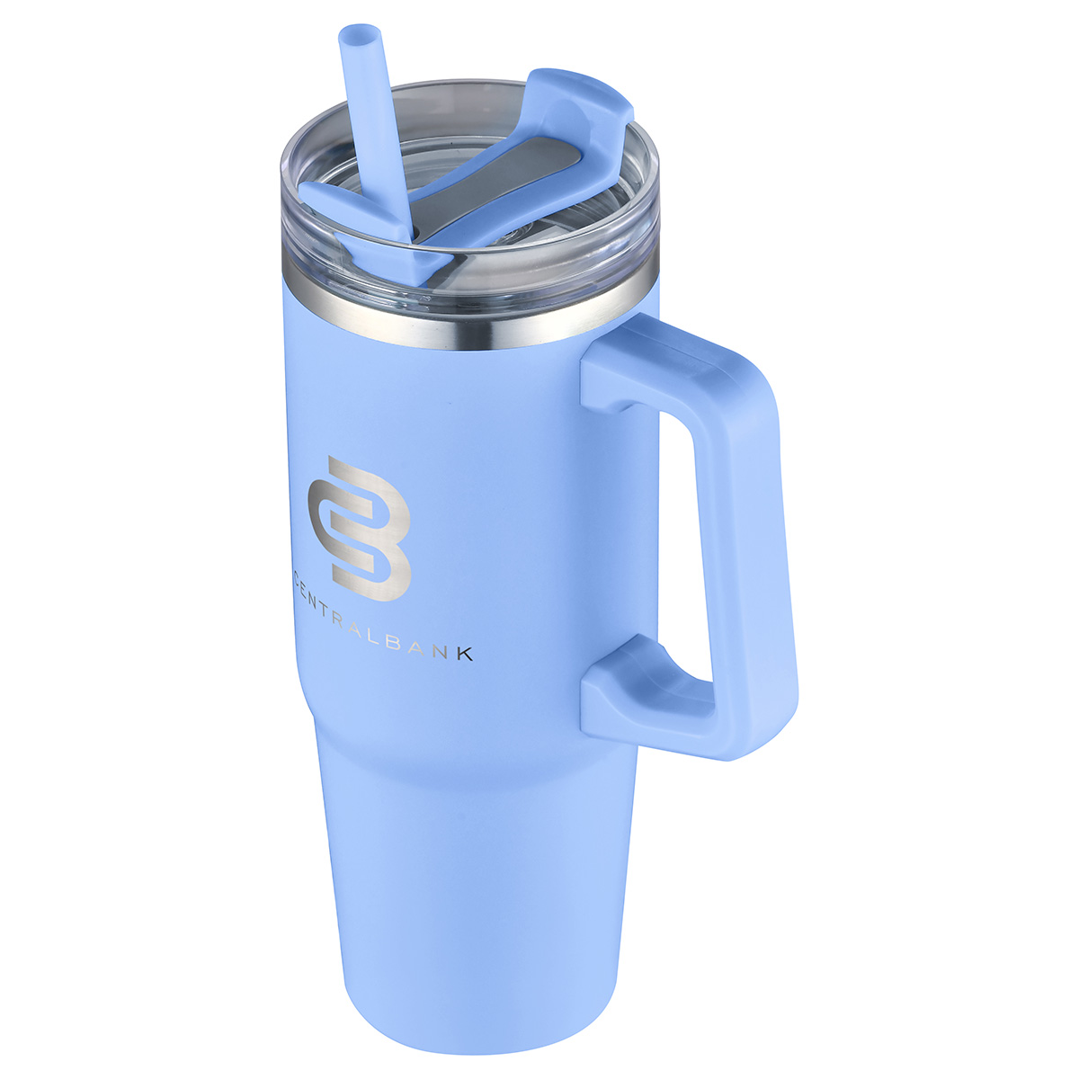 Milo 30 oz Vacuum Insulated Stainless Steel Mug with Straw 8
