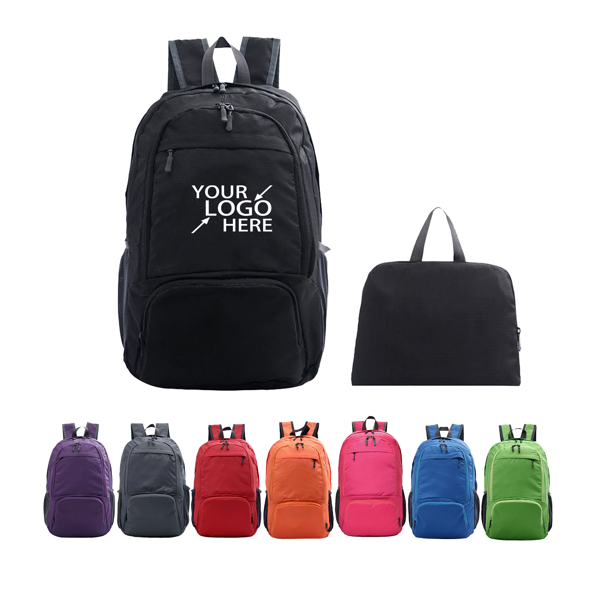 Lightweight Waterproof Polyester Travel Backpack 2