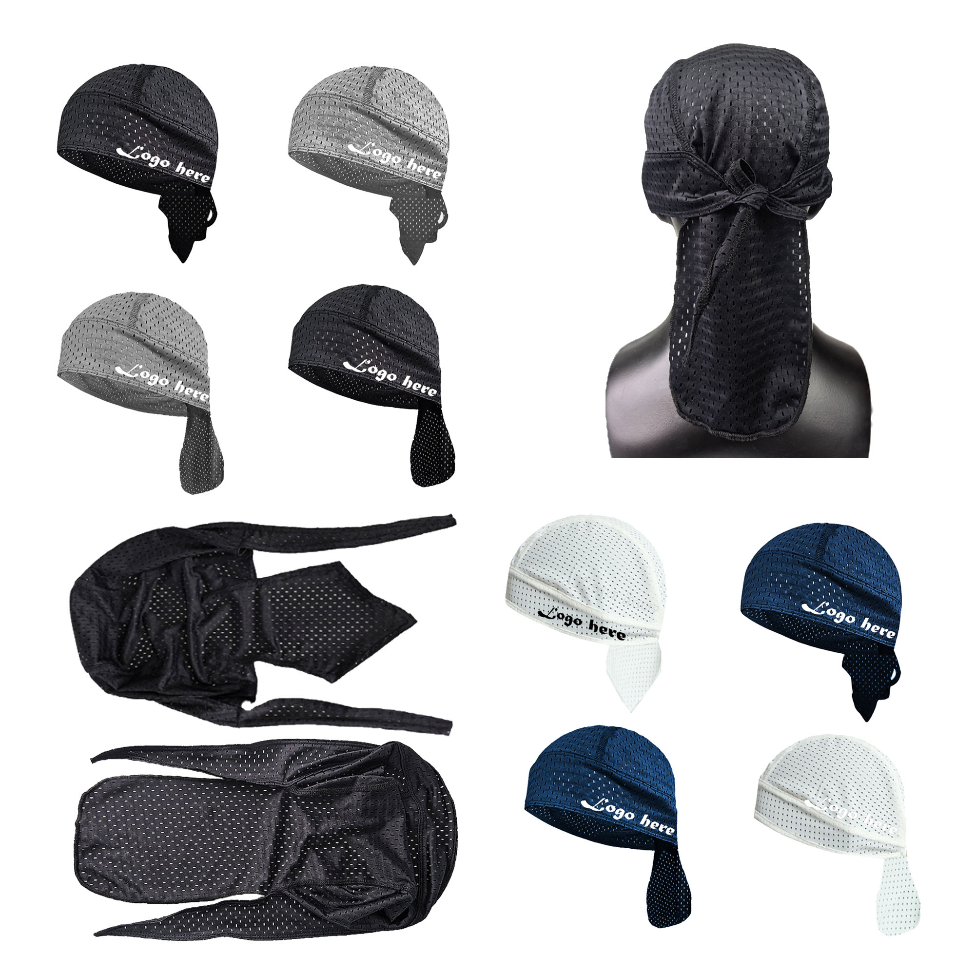 MOQ 200 Mesh Cycling Quick-Drying Cap 3