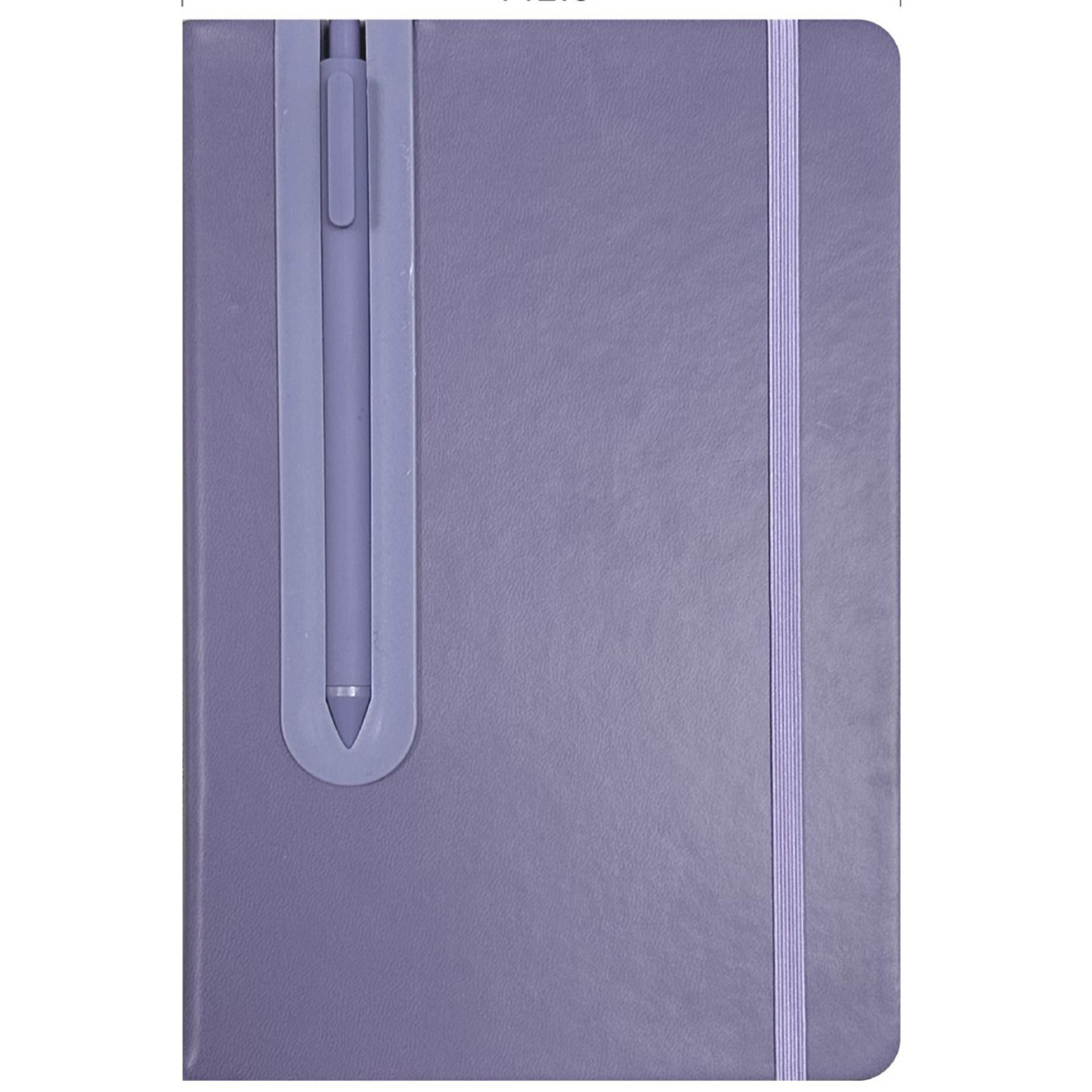 A5 Ruled Leather Diary With Built In Ballpoint Pen 5