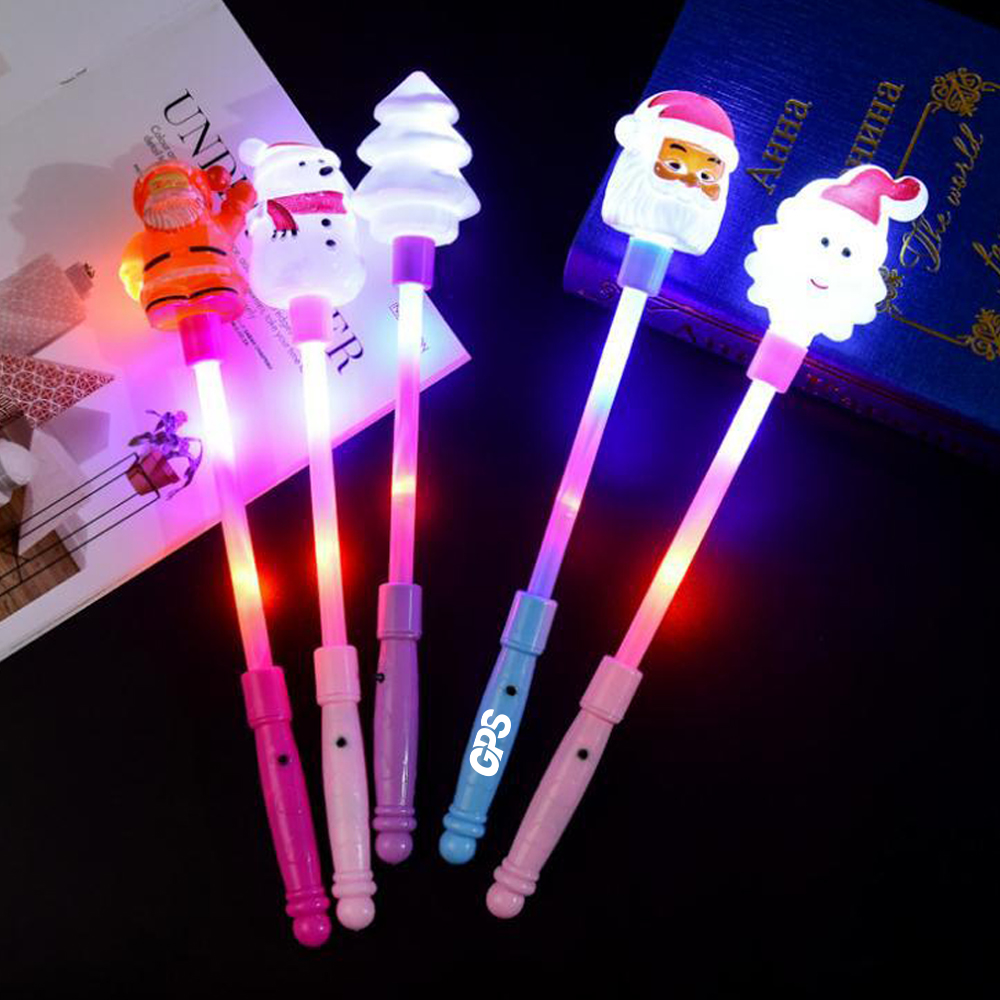 14 " Light Up Santa Wand 3