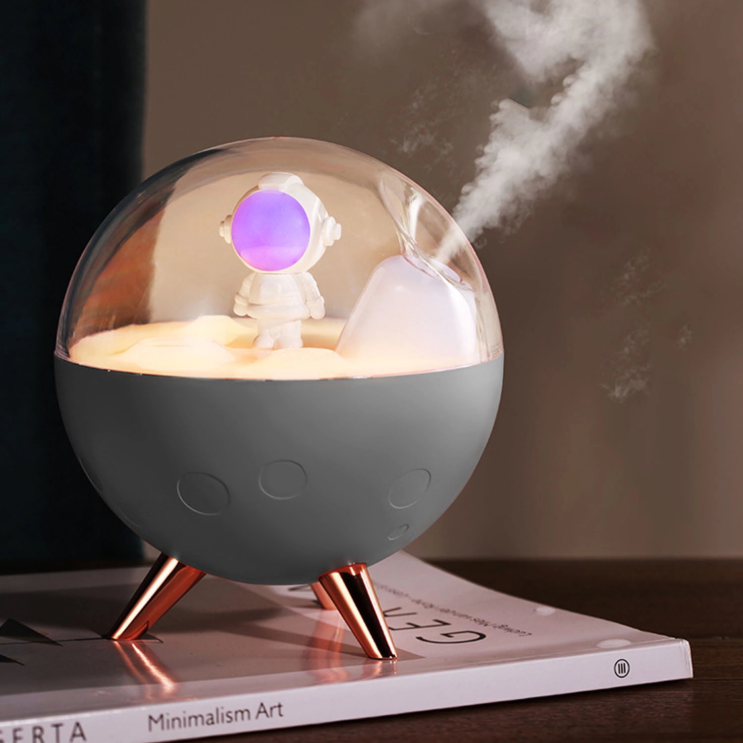Astronaut Led Night Light 350Ml Humidifier 2000Mah 2