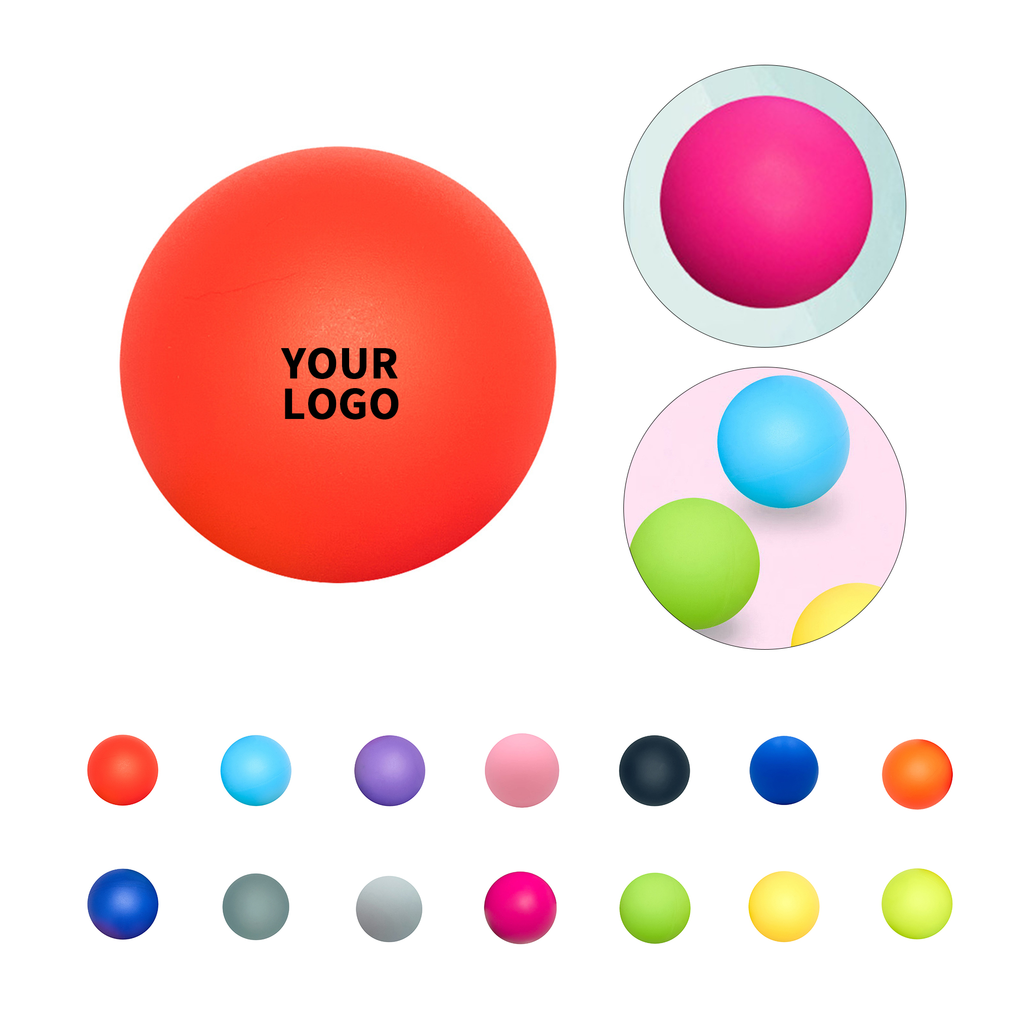 Rubber High Bounce Ball 1.8" 6