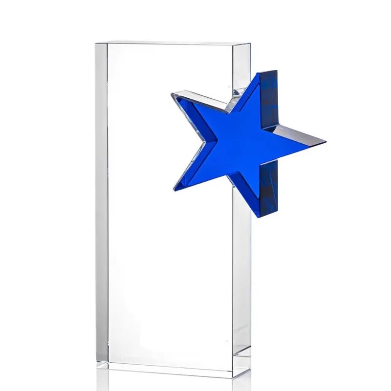 Optical Crystal Star Rectangle Award 7