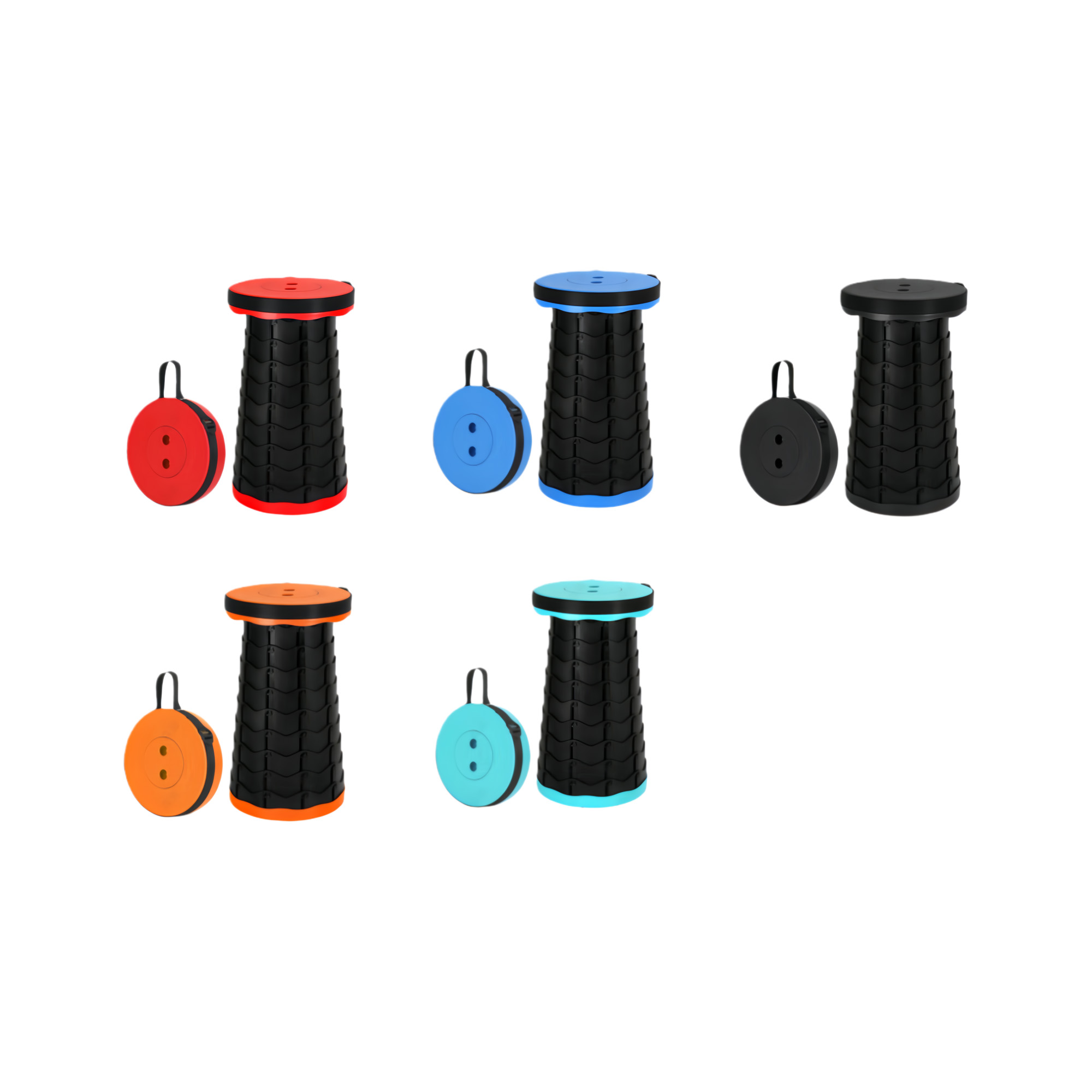 Portable Load Bearing PP Telescoping Stool 3