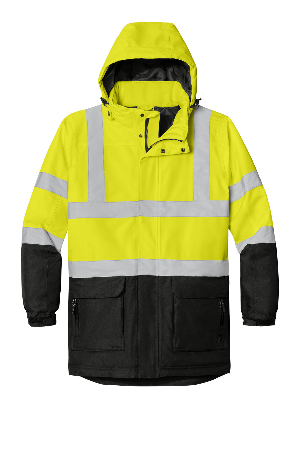 Port Authority ANSI 107 Class 3 Safety Heavyweight Parka. J799S 11