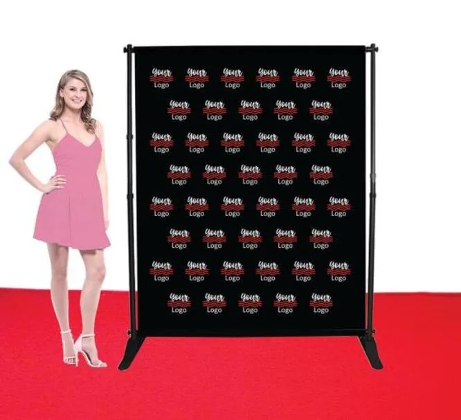 5ft x 6ft Step and Repeat Adjustable Banner Stands Package 2