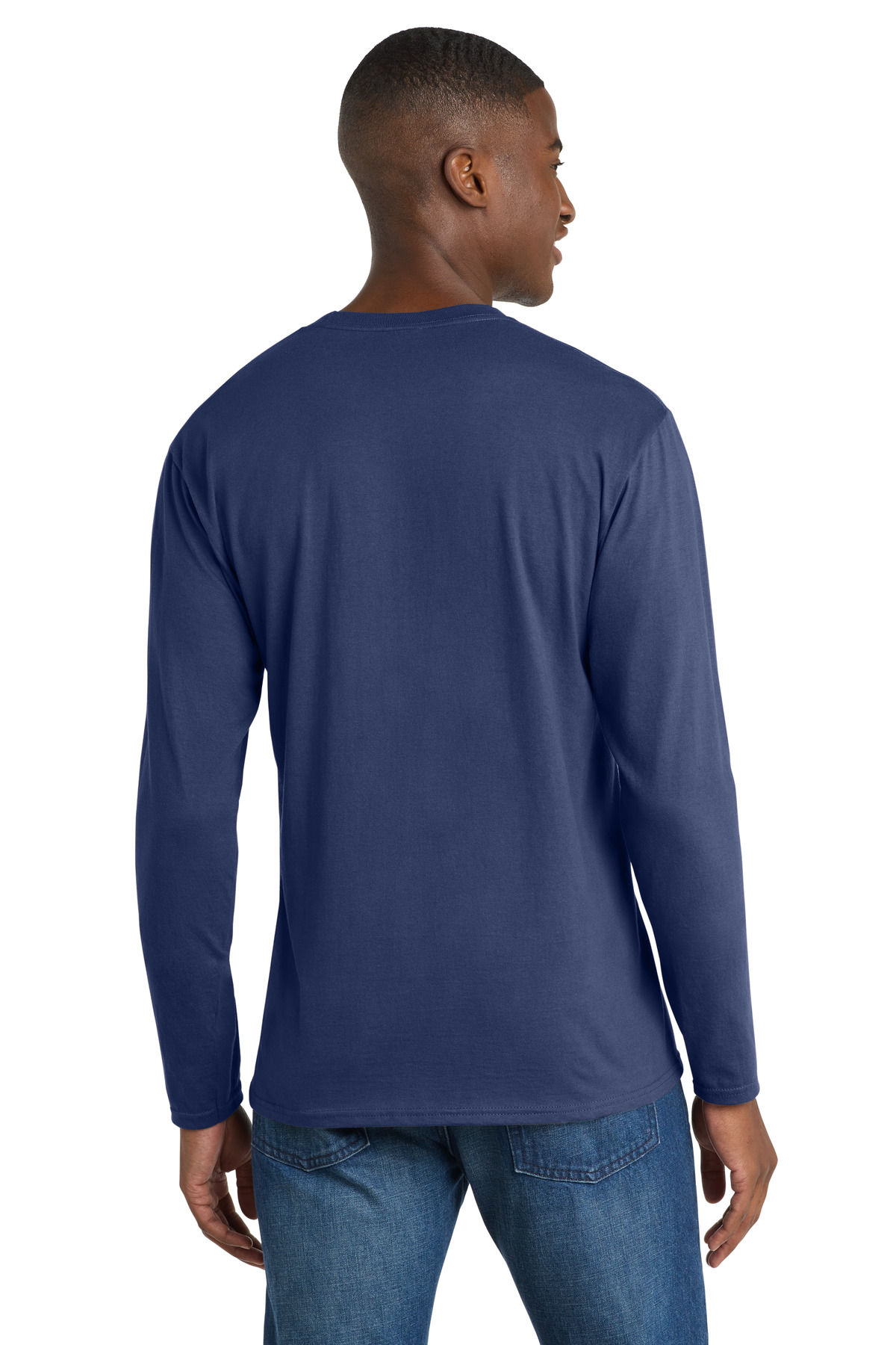 Port & Co Long Sleeve Fan Favorite Tee. PC450LS 110
