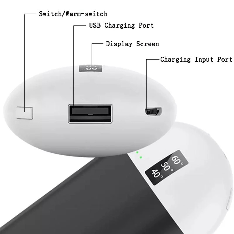 2-in-1 Hand Warmer Power Bank 4