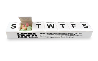 Jumbo-7 All-Week Pill Box - 11" 2