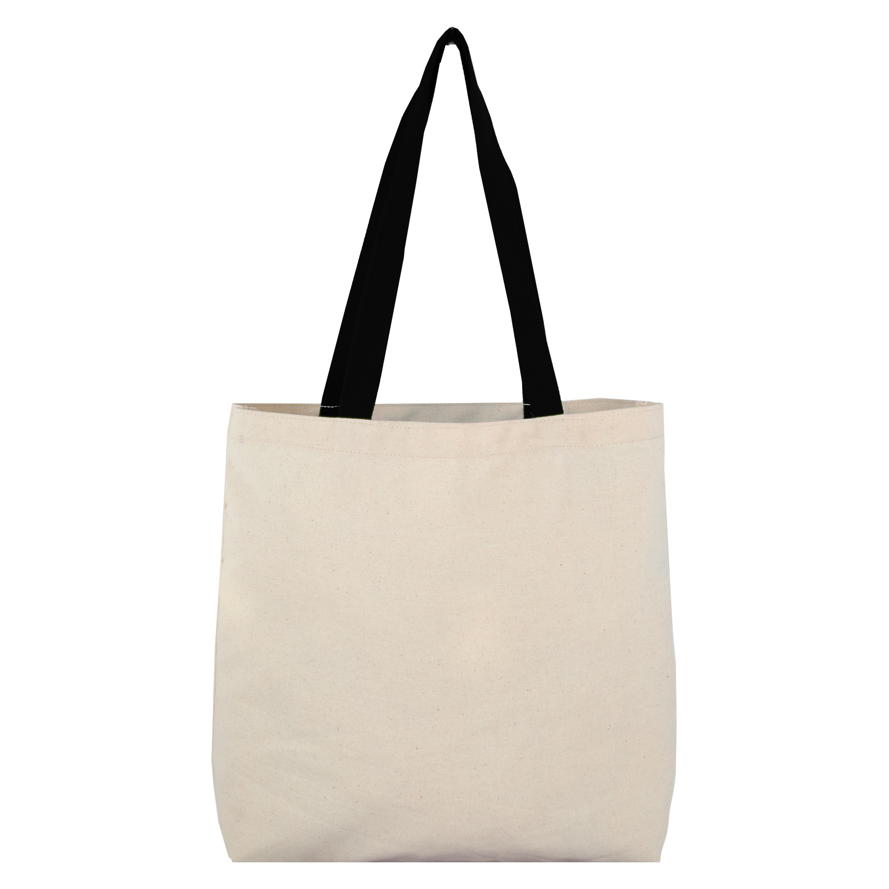 8 Oz Cotton Tote Bag with Contrast Color Web Handles 6