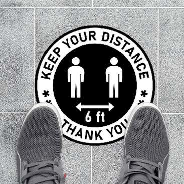 Floor Decal for Smooth / Carpet Surfaces