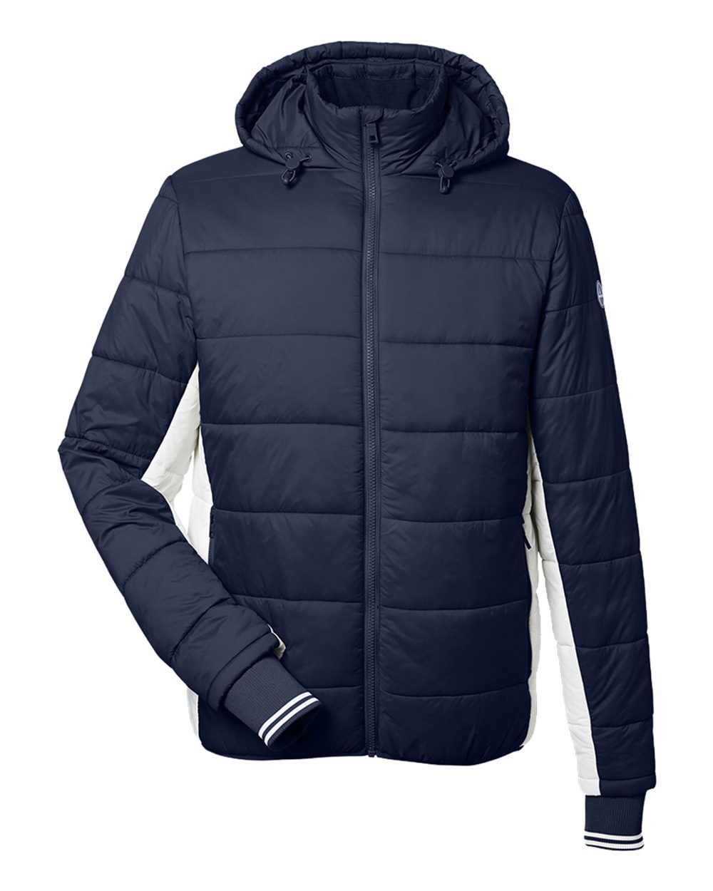 Men's Nautical Mile Hooded Puffer Jacket - N17186 8