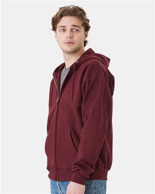 Unisex Ultimate Cotton® Full-Zip Hooded Sweatshirt - F280 43