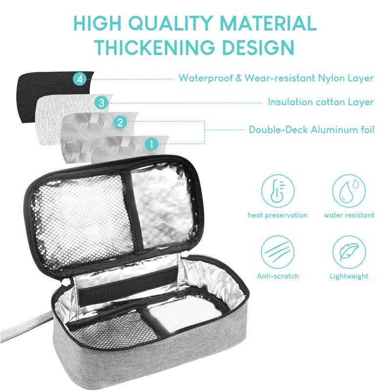 Portable Insulin Cooling Bag Lightweight Medical Refrigerator for Travel Polyester Storage Ice Bag 2