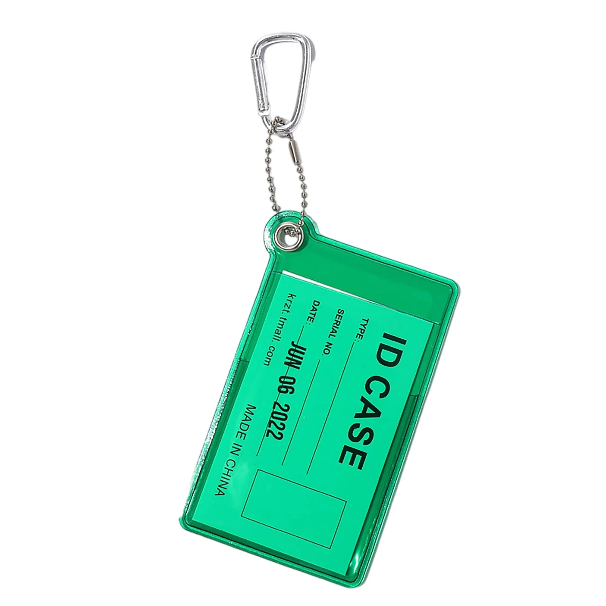 Transparent Vibrant ID Holder 3