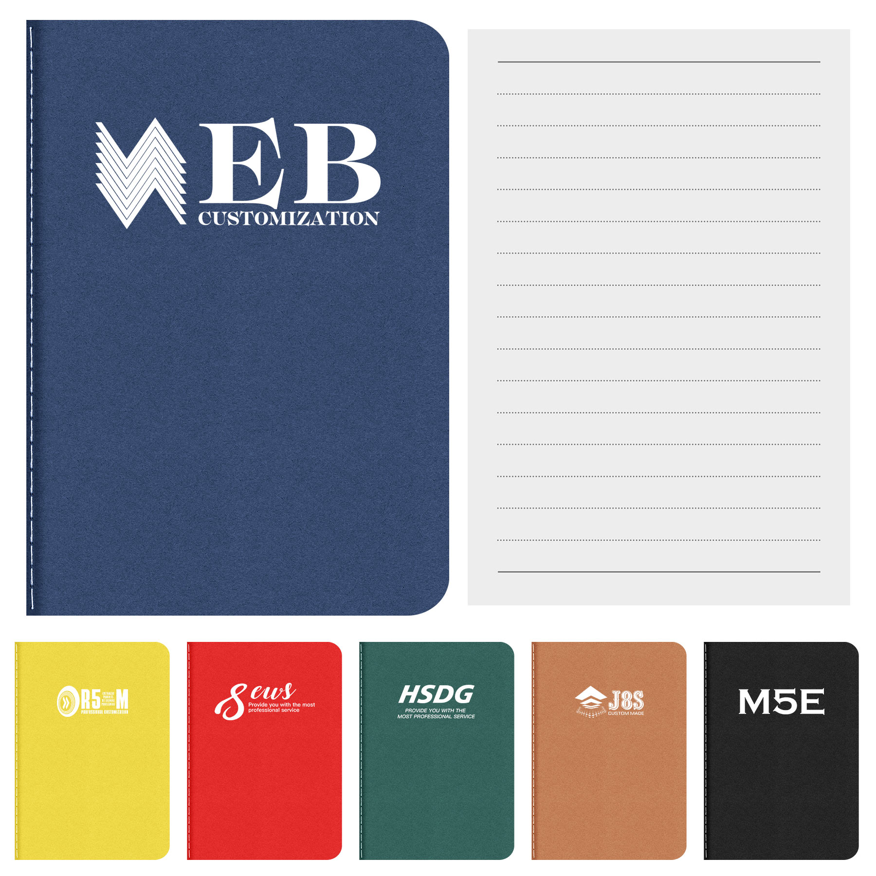 A6 Solid Color NotePad 2