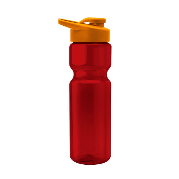 Blazer 28oz Transparent Bike Bottle w/Drink-thru Lid 1715