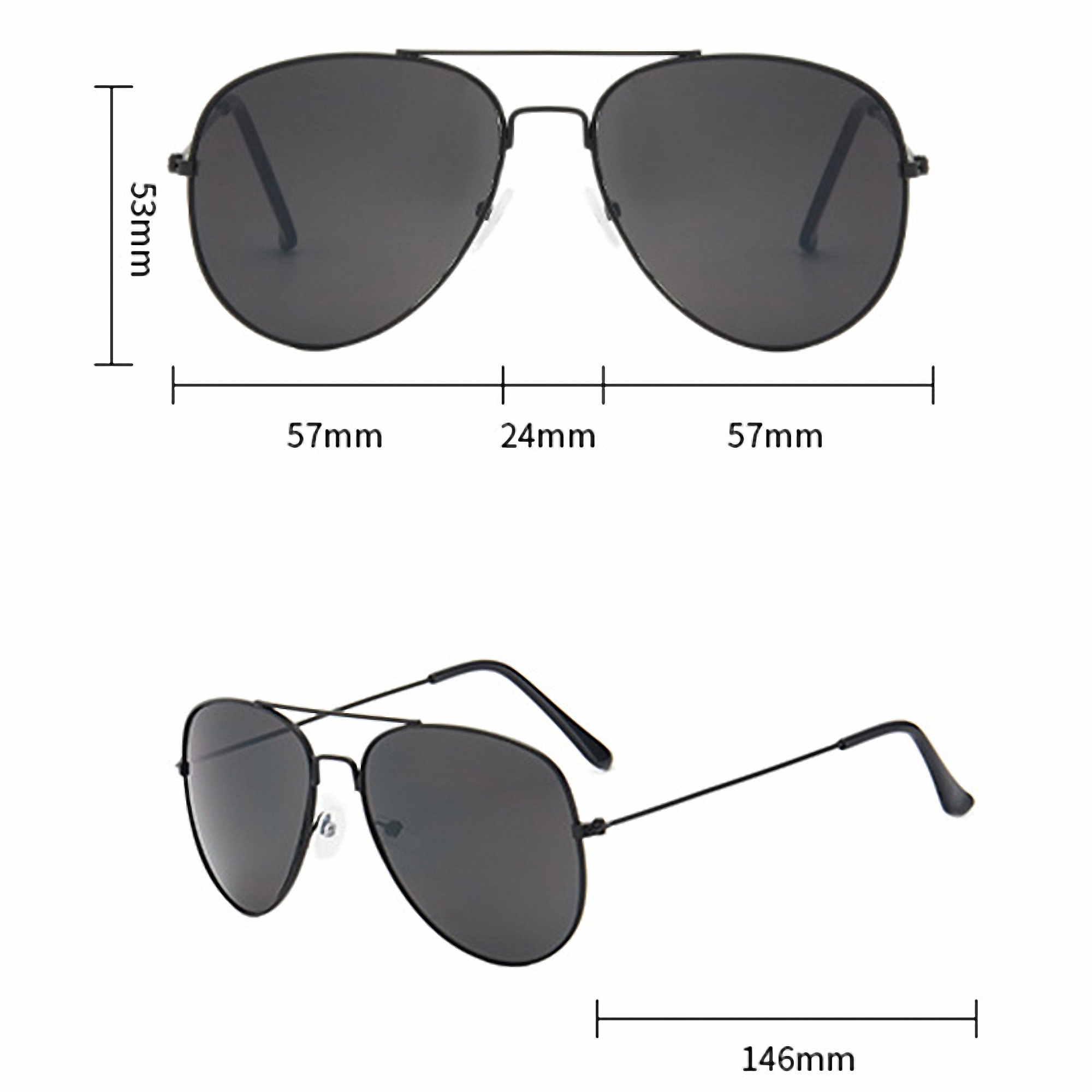 Vintage Colorful Aviator Sunglasses 5