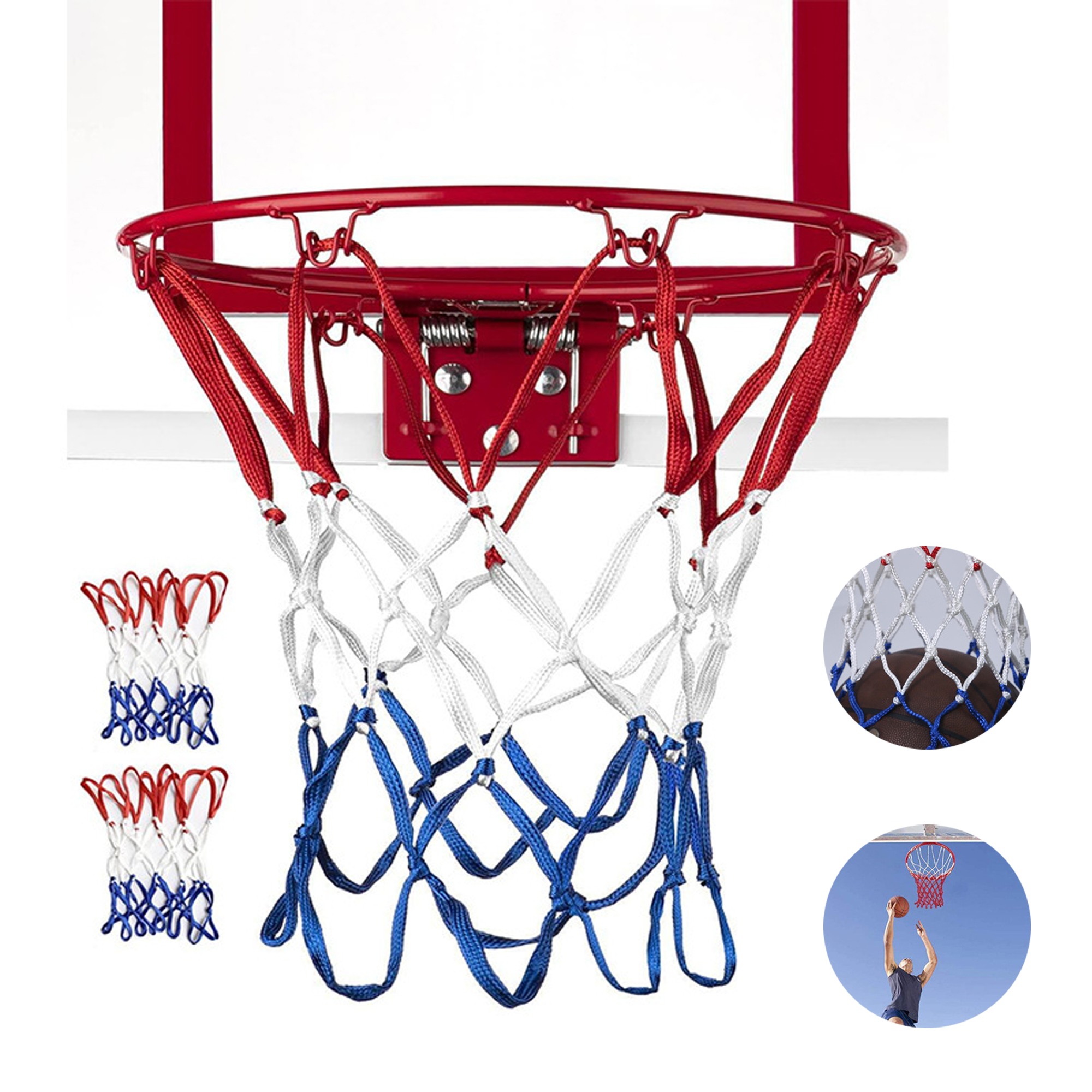 5mm Thickened Three-Color Polypropylene Basketball Net