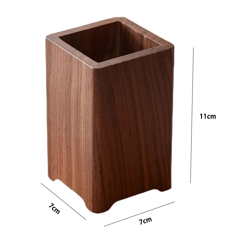 Wood Pen And Pencil Holder For Desk 3