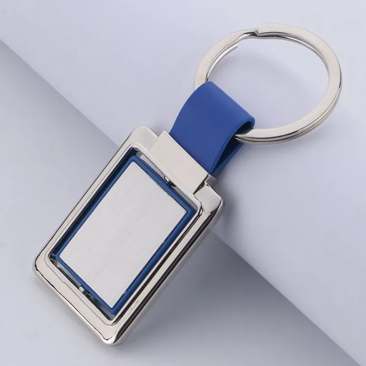 Circular Metal Spinner Key Tag 4