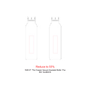 Thor Copper Vacuum Insulated Bottle 17oz 24