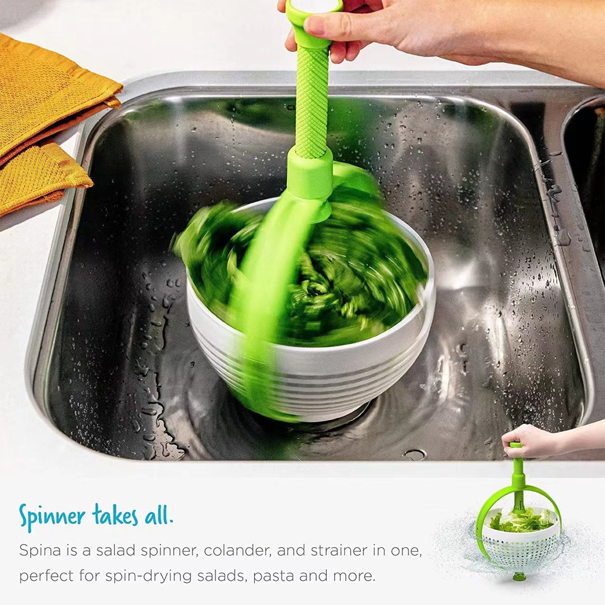 Abs Kitchen Vegetable Rotary Drain 4