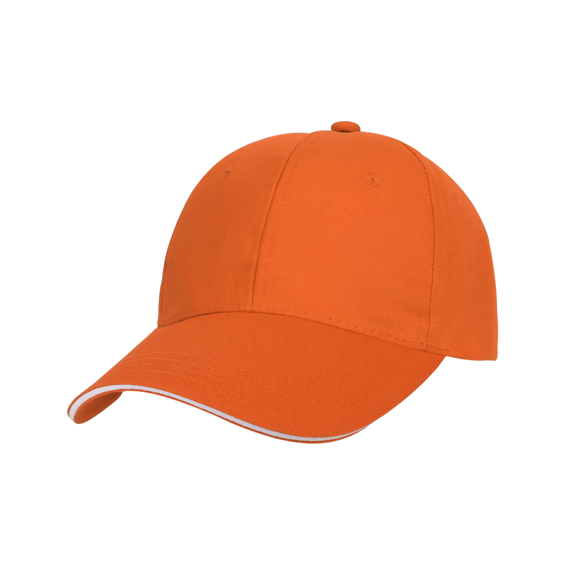 Structured Cotton Twill Sandwich Cap 4