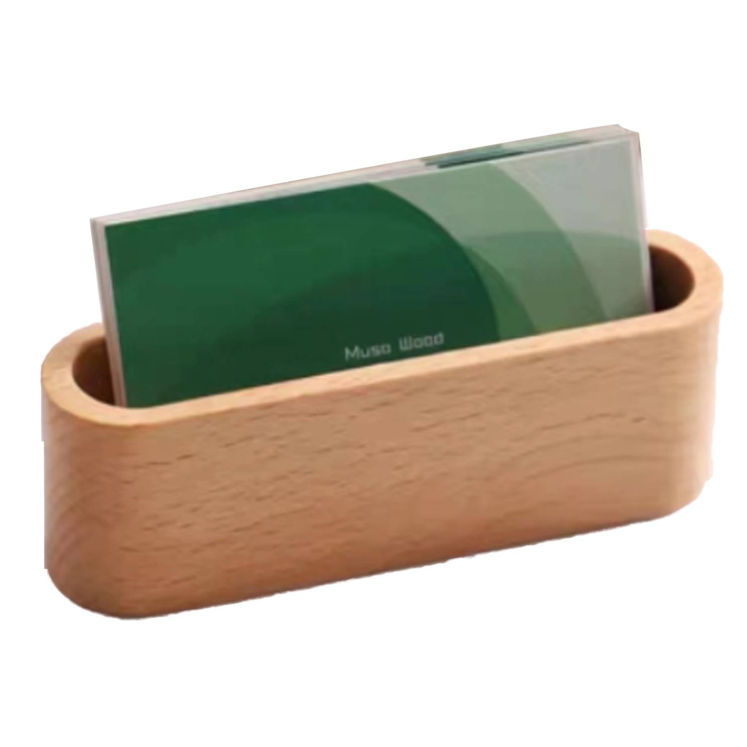 Wood Business Card Holder 6