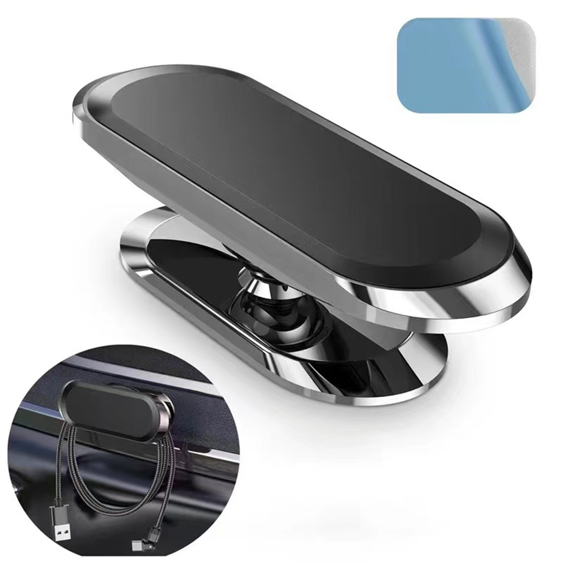 Magnetic phone holder for car