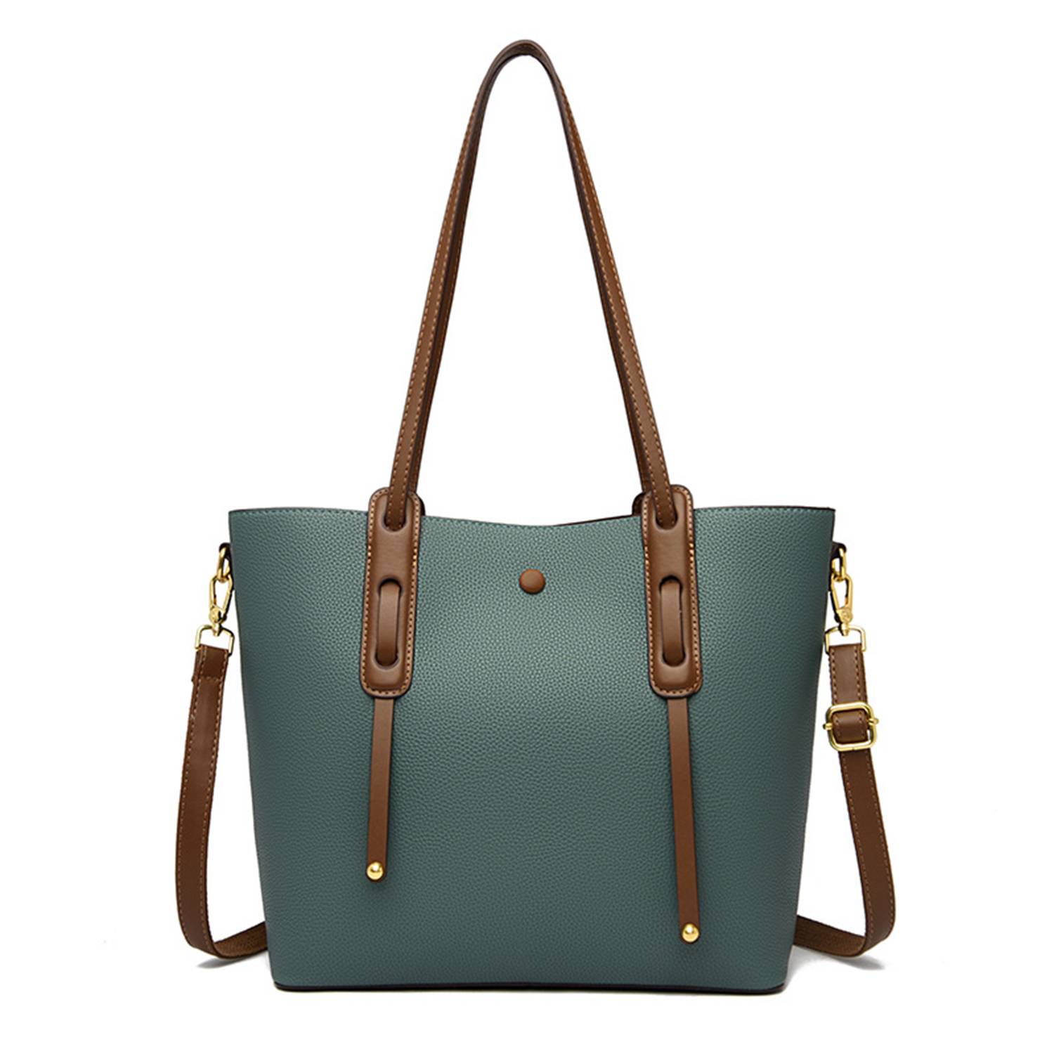 PU Leather Women Purses and Handbags Tote Shoulder Bag 2