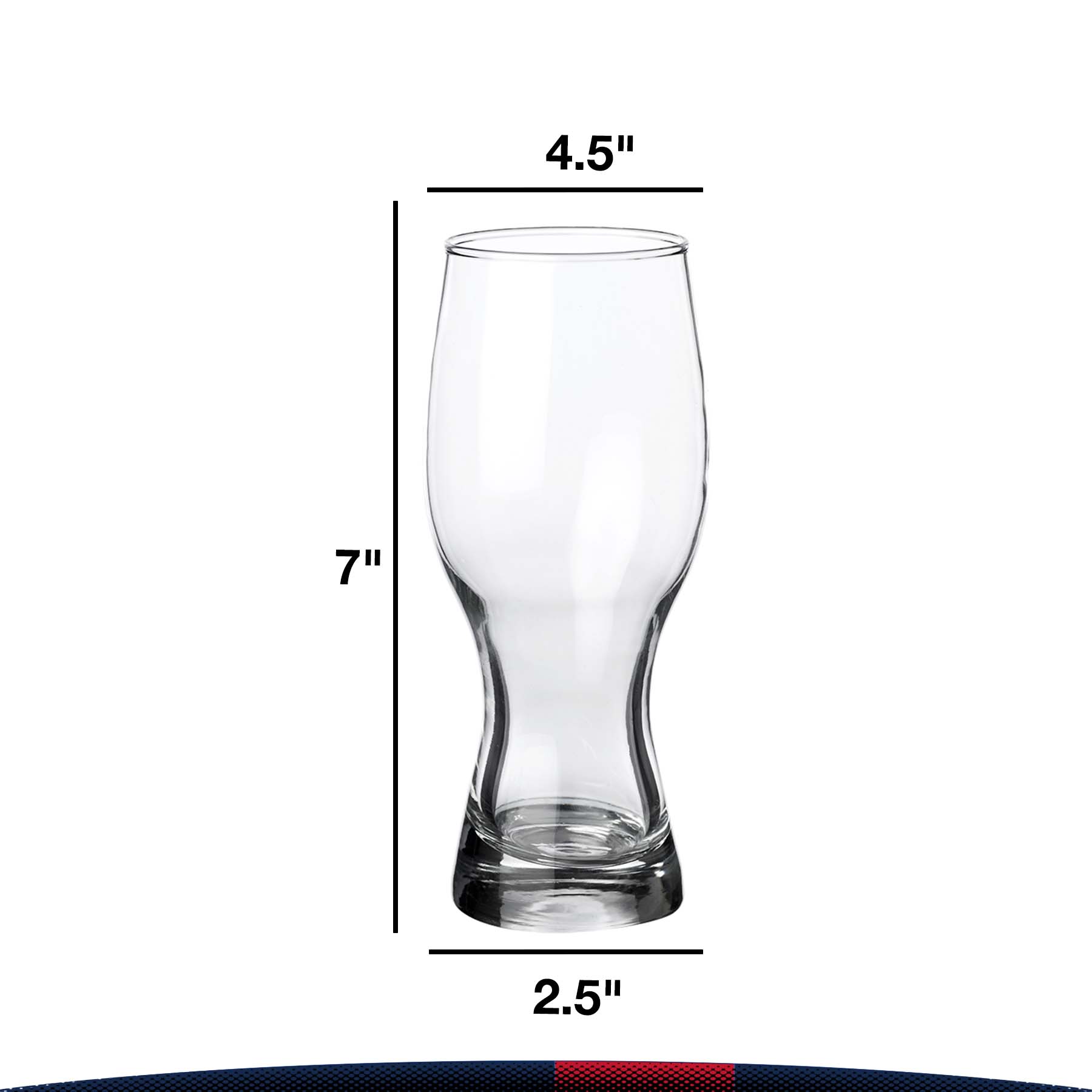 14 oz. Kiren Pilsner Glasses 4