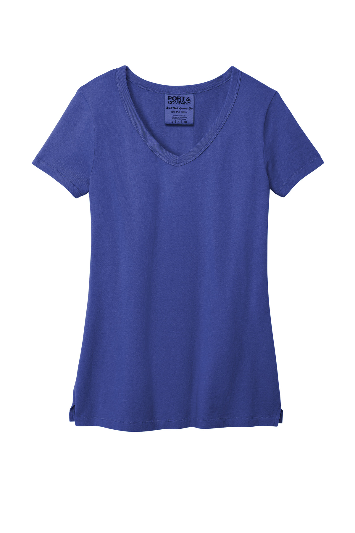 Women's Beach Wash Garment-Dyed V-Neck Tee