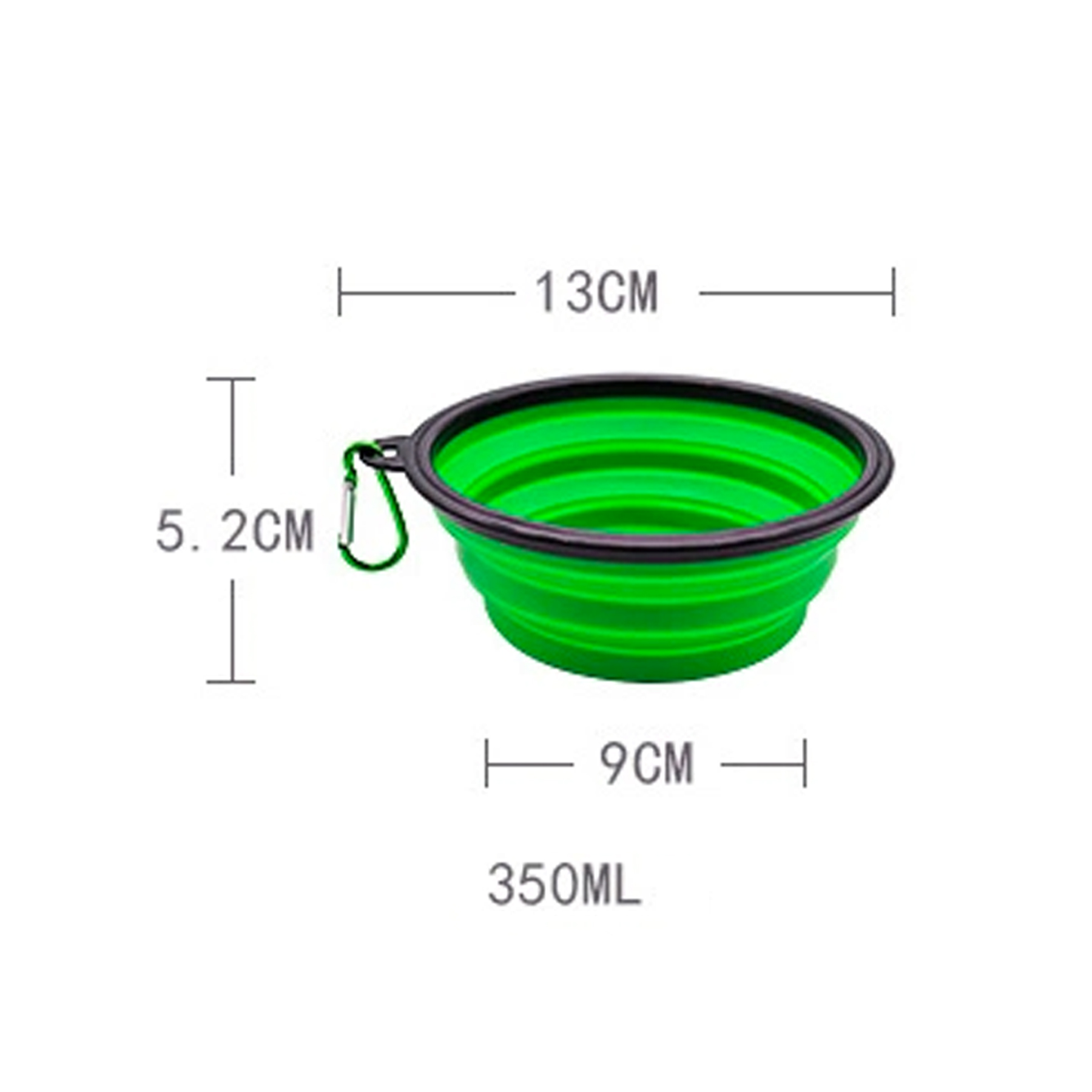 350ml Silicone Foldable Pet Bowl 6